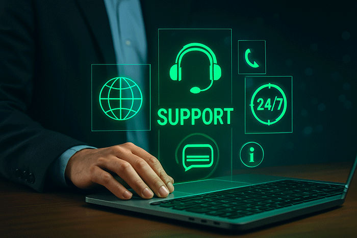 پشتیبانی سایت