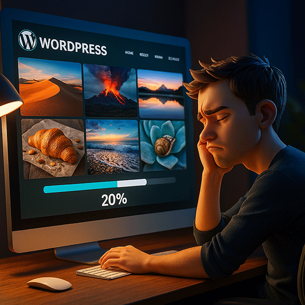 یکی از اشتباهات طراحی سایت وردپرسی حجیم بودن عکس هاست