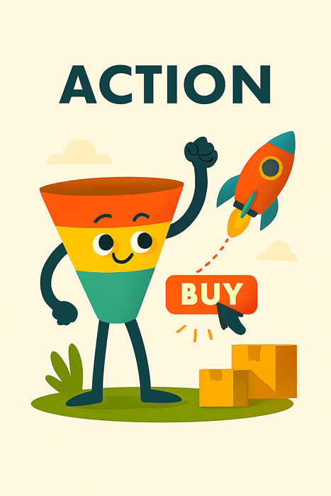 اقدام در قیف فروش